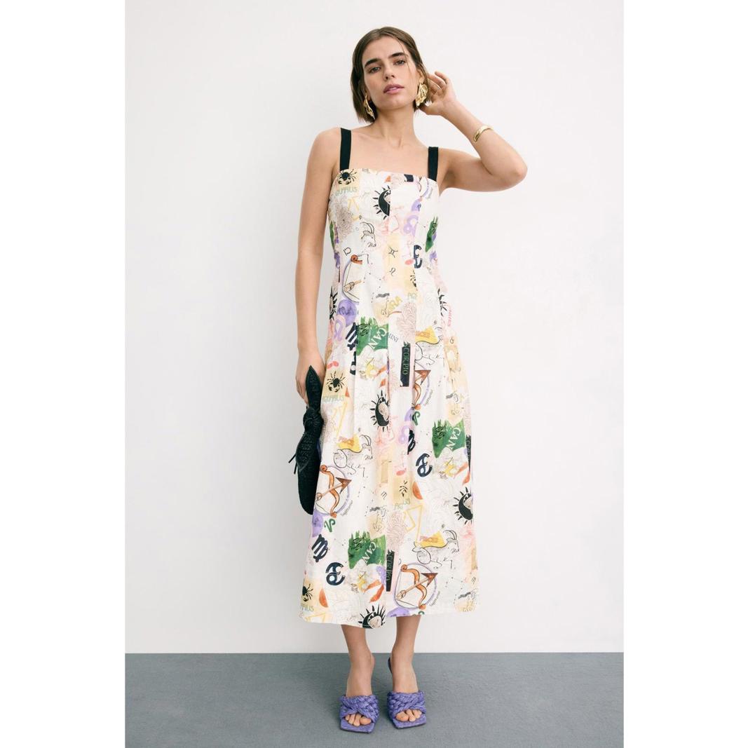 Marie Oliver Multicolored Dixon Dress Size 2 With Hole & Stains